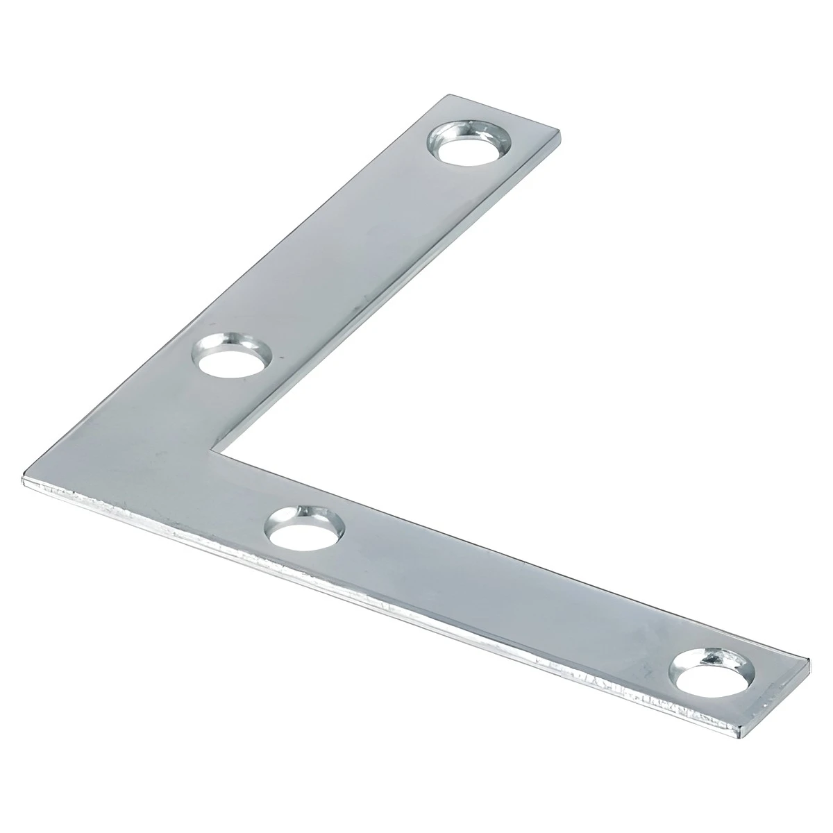 3 X 1/2-inch Zinc Plated Flat Corner Iron Mending Plates - Model 851087