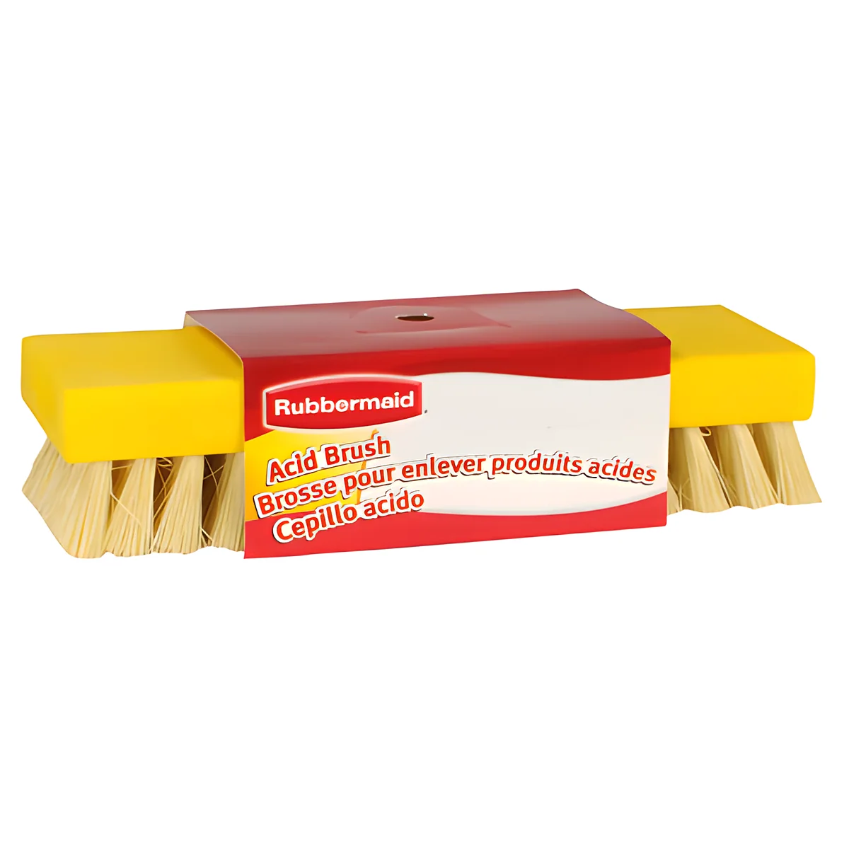 8-inch Acid Brush With White Tampico Bristles And Plastic Handle