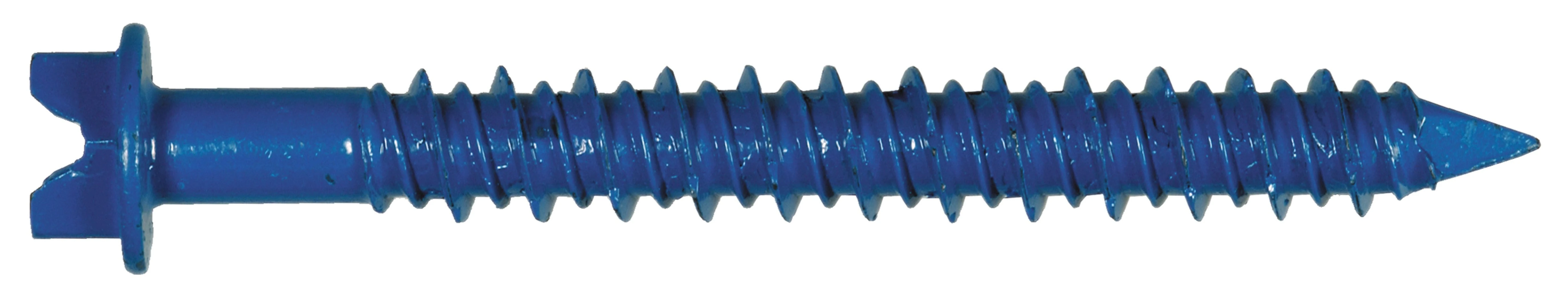 CONCRT SCR HEX 3/16X2-1/4 BLUE