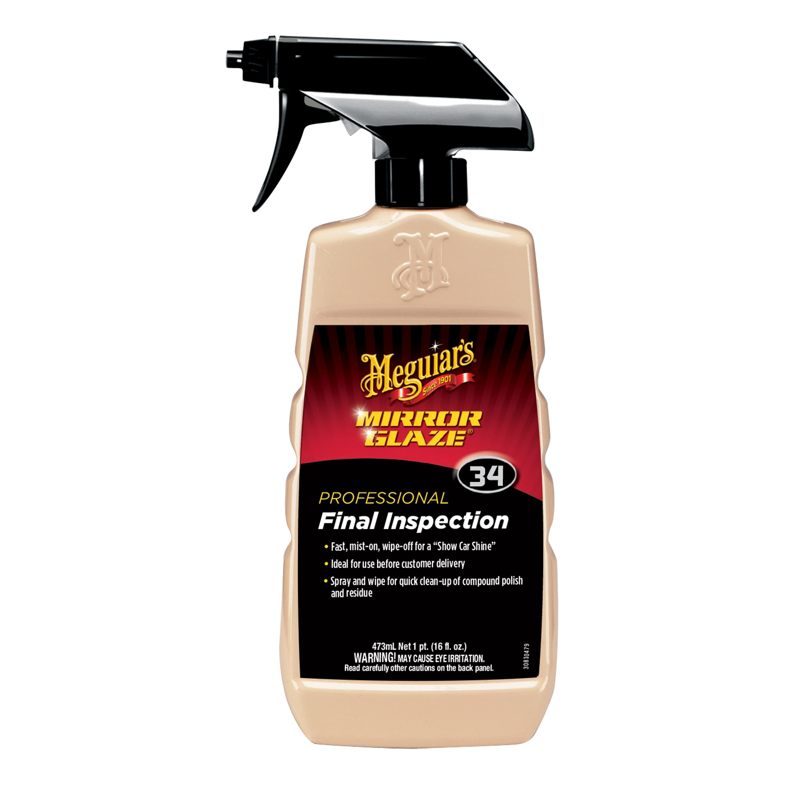 M34 Mirror Glaze Final Inspection Professional Spray Detailer - 16 Oz.