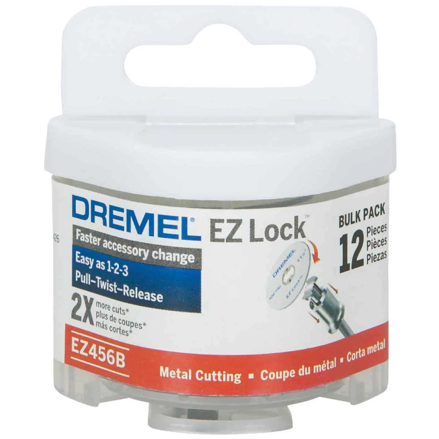 Dremel 1-1/2 In. EZ Lock Metal Cut-Off Wheel, (12-Pack)