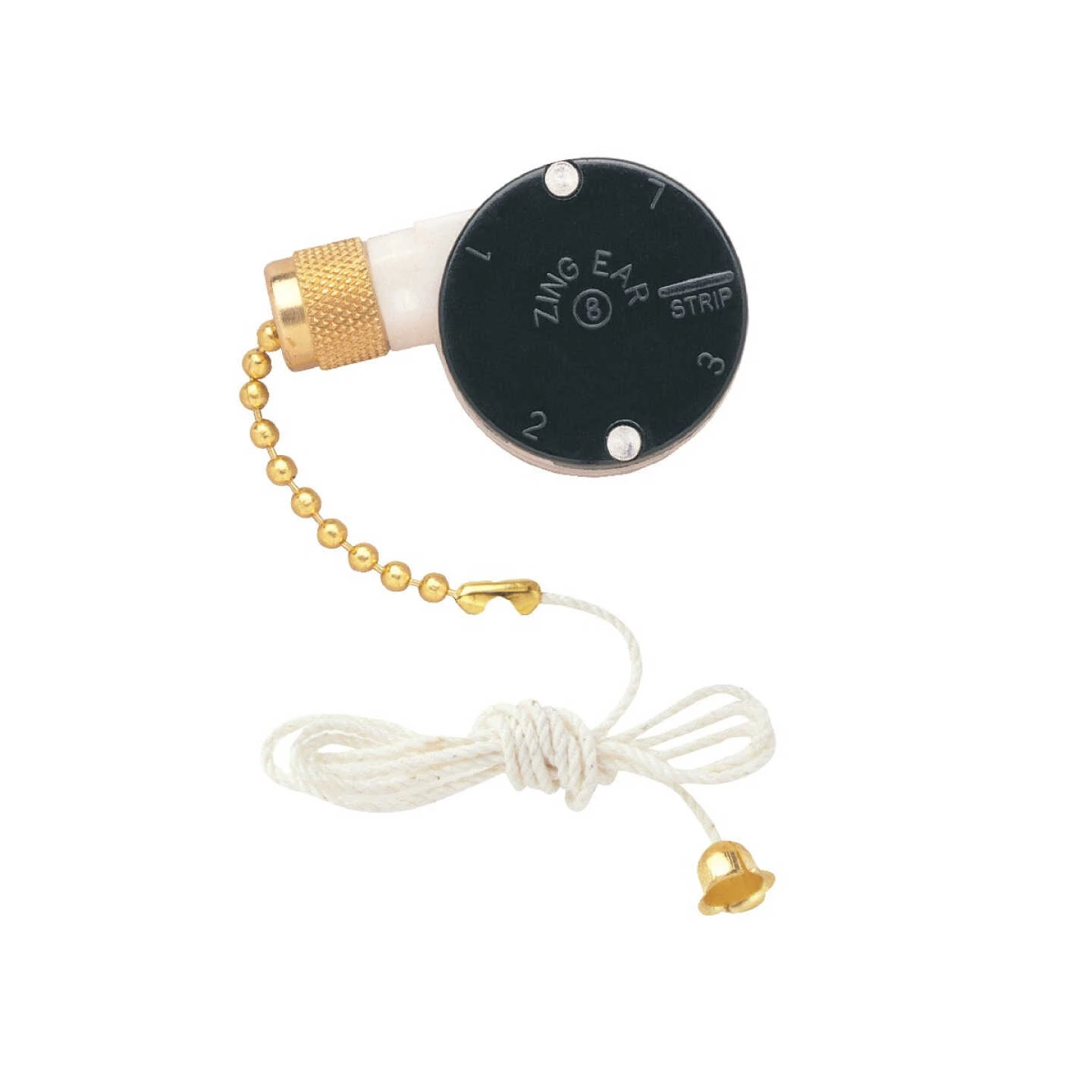 3-speed 4-wire Ceiling Fan Switch With Pull Chain - Model 77021