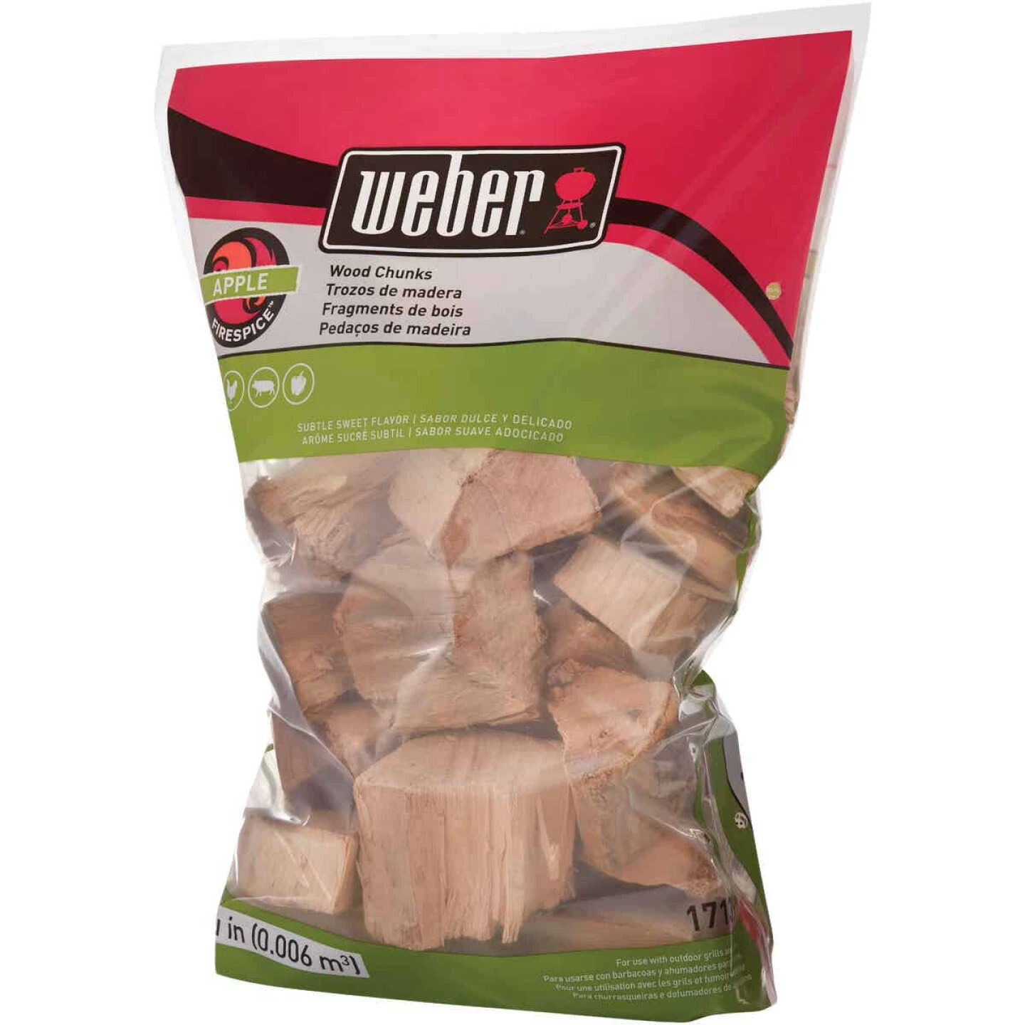17005 Firespice Apple Wood Chunks, 5 Pound Bag For Grilling
