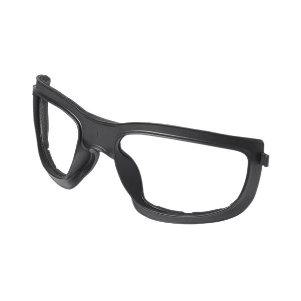 High Performance Safety Glasses With Gasket Clear Lenses Red/black Frame