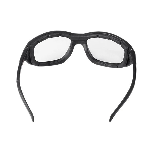 High Performance Safety Glasses With Gasket Clear Lenses Red/black Frame