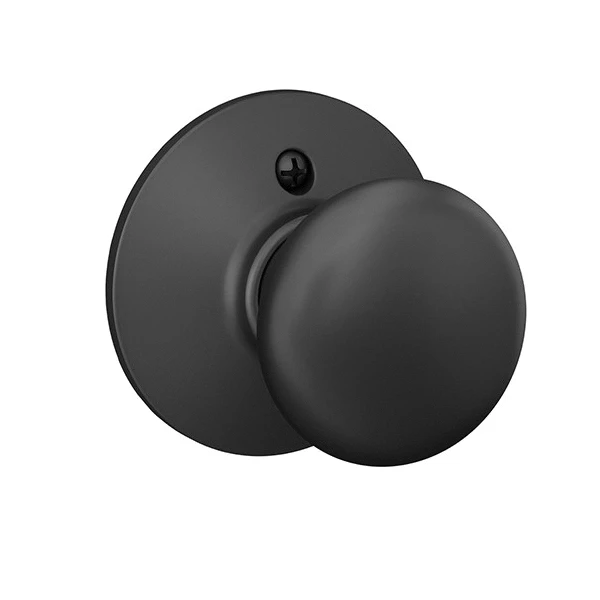 Schlage F10GPLY622 Plymouth Closet Door Knob, Matte Black