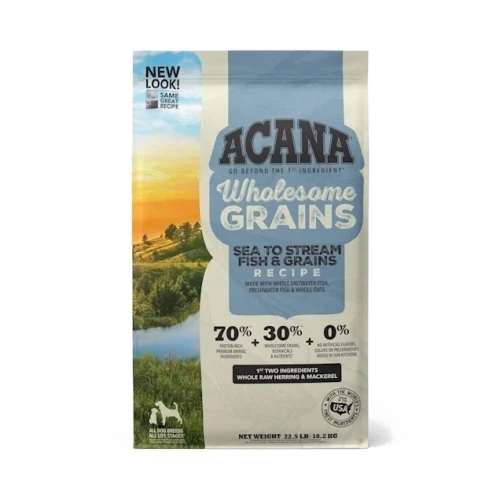 Wholesome Grains American Waters Dry Dog Food, 22.5 Pounds, Gluten Free