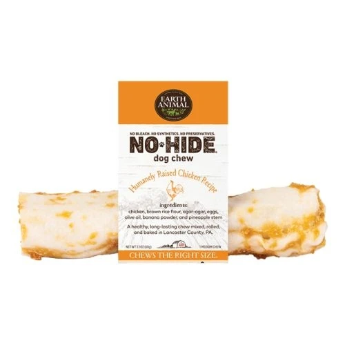 No Hide Chicken Chews Dog Treats 7 Inch Bulk Display 24 Pieces