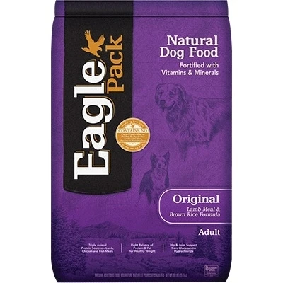 Natural Lamb Meal & Brown Rice Dry Dog Food, 30-pound Bag