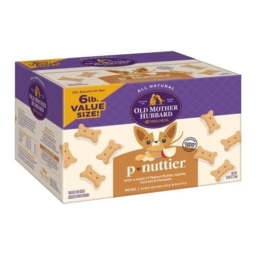 Classic Mini P-nuttier Oven-baked Dog Biscuits, 6 Lbs Value Box