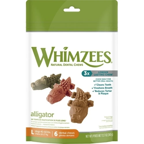 Whimzees Large Hedgehog Dog Treats, 6 Pieces