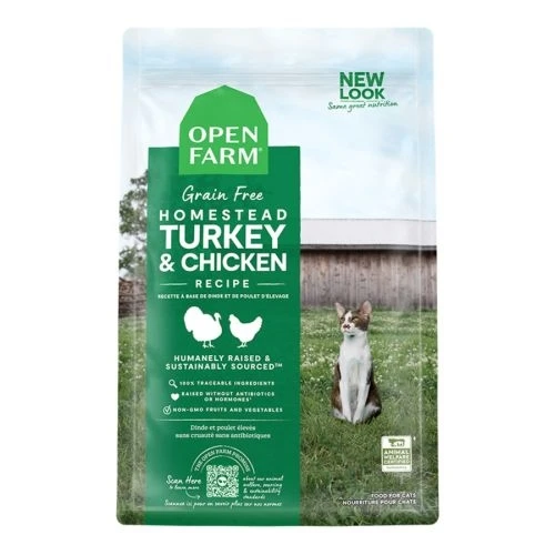 Grain-free Turkey & Chicken Recipe Dry Cat Food, 4 Lb Bag