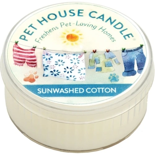 Cotton Mini Candle 1.5 Ounce - Fresh Laundry Scented Candle