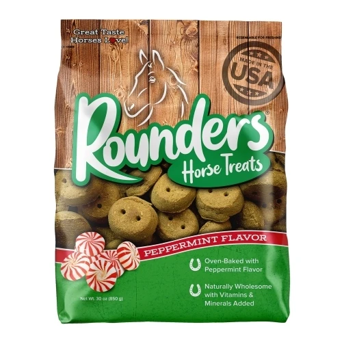 1935 Peppermint Rounders Horse Treats 30 Ounce