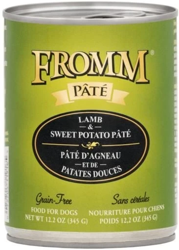 Grain Free Lamb & Sweet Potato Pate Dog Food, 12.2 Oz Can