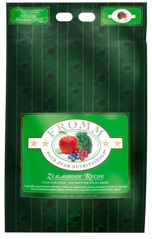 Fromm 4 Star Zealambder Dog Food 15 Pound Bag
