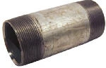 1-1/2 X 6 Inch Galvanized Steel Pipe Nipple For Potable Water Applications