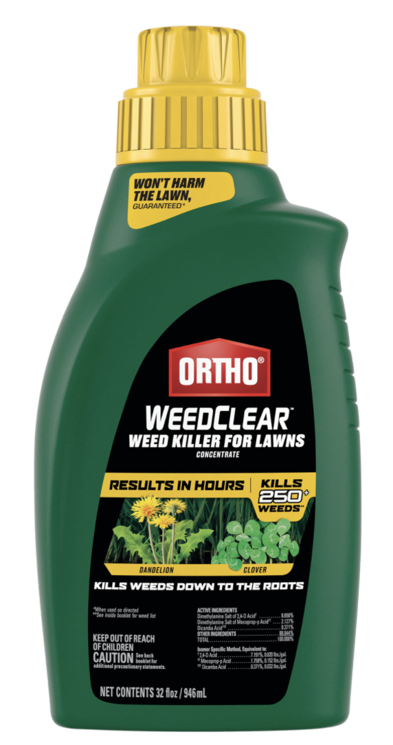 Ortho Weedclear Lawn Weed Killer, 32 oz Concentrate