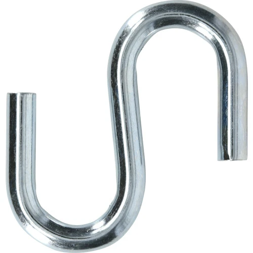 S Hook 0.366 Wire Size X 3-1/2 Length - Heavy Duty Zinc Coated