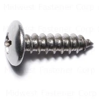 #14 X 1" Phillips Truss Sheet Metal Screws Stainless 18-8