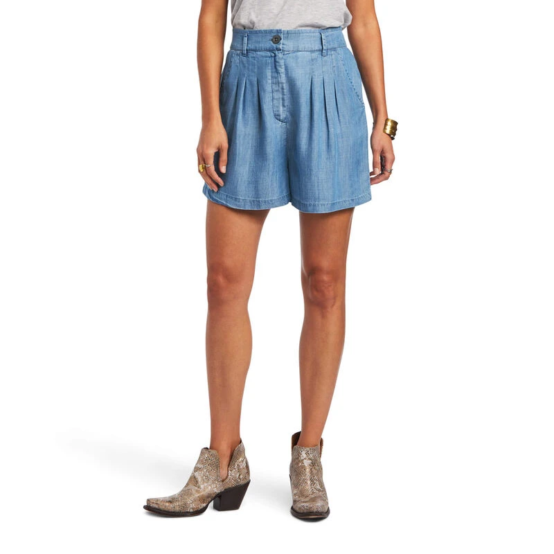 WMS MAY SHORT DENIM BLUE LG