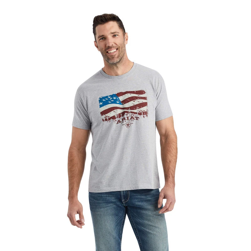 ARIAT FLAGSCAPE SS T-SHIRT L