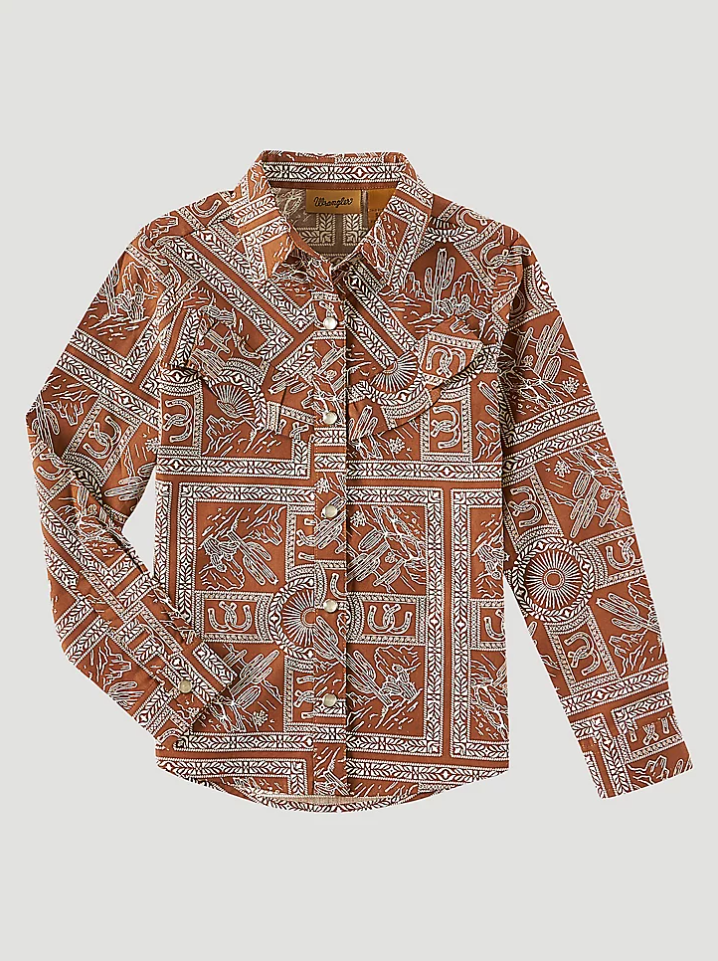 WRANGLER GIRLS SHIRT S