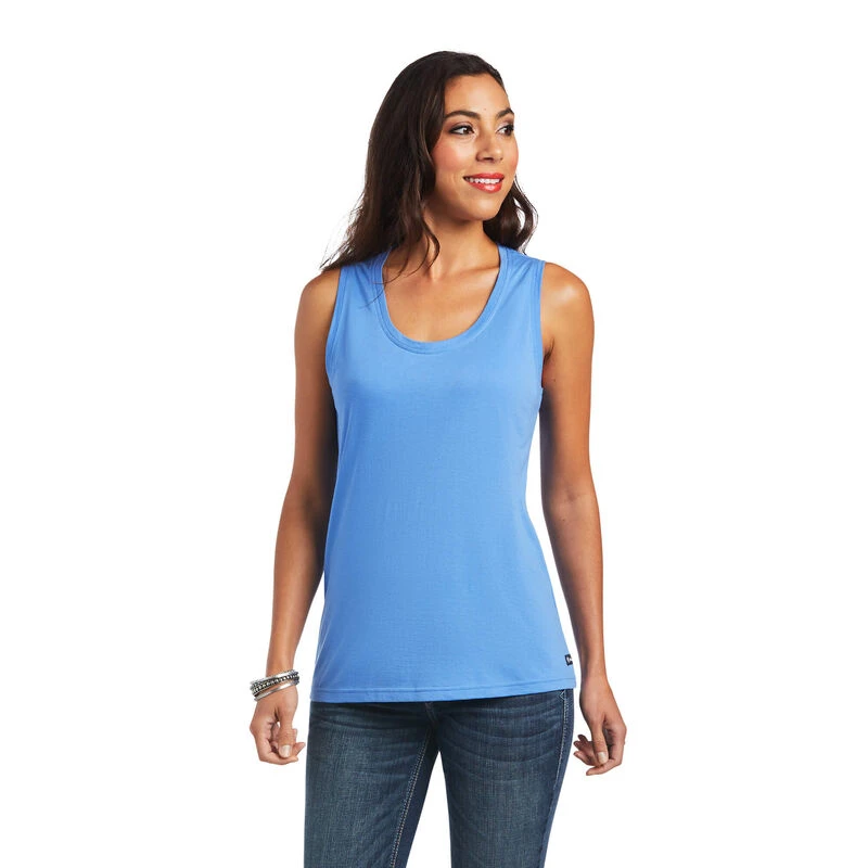 ARIAT WOMEN'S ELEMENT TANK, REYKJAVIK BLUE, XL