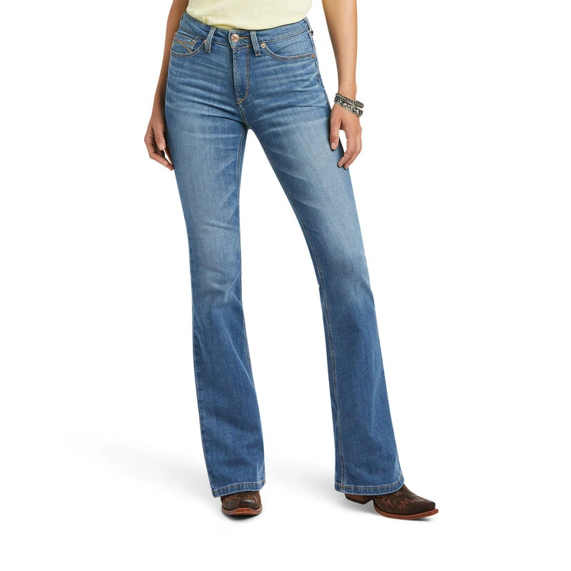 ARIAT WOMEN'S R.E.A.L. HIGH RISE DANIELA BOOT CUT, TENNESSEE, 33/Regular