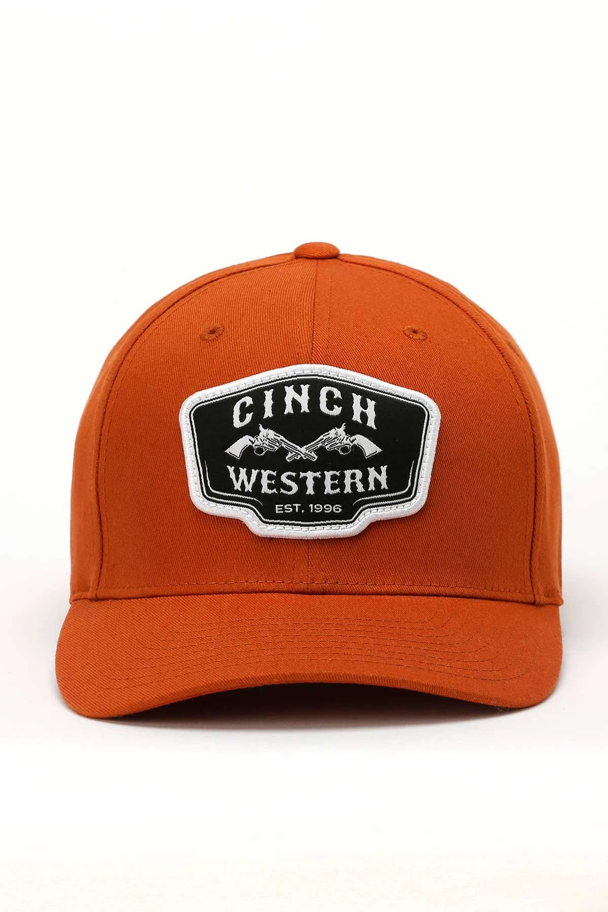 CINCH MENS ORNG  WESTERN CAP S/M