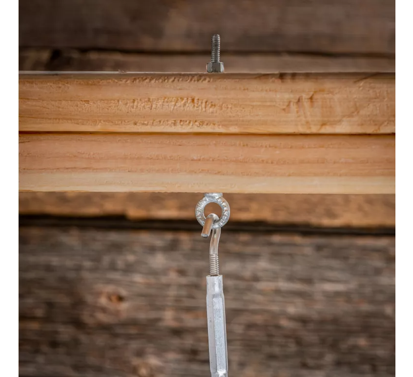 NATIONAL HARDWARE Eye Bolt Forged 3/8" x 6", Galvanized