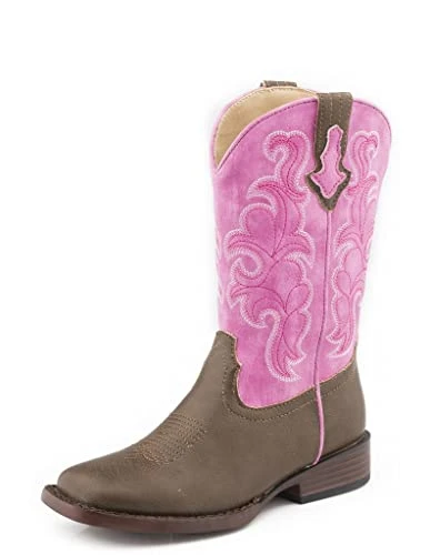 ROPER BIG KIDS BLAZE PINK BOOT 5