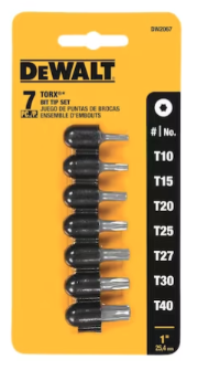 DEWALT Torx® Bit Set (7 pc)