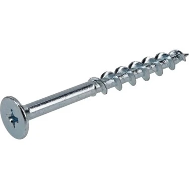 4pk 2-1/2" Zinc Phip Screw Ancr