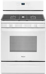 WHIRLPOOL 5 CU. FT. 30" ALL GAS RANGE WHITE