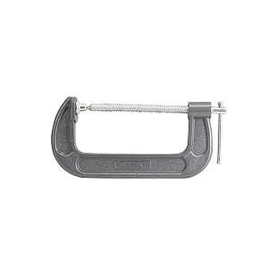Heavy Duty C-clamp 6 Inch With Zinc Plated Spindle And Steel Construction