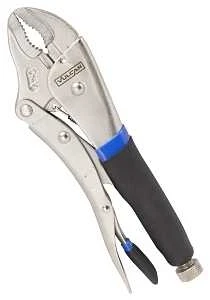 10 Inch Curved Jaw Locking Pliers With Cushion Grip Handle