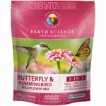 Growth Essentials Butterfly & Hummingbird Wildflower Mix, Covers 200 Sq. Ft., 2 Lbs.