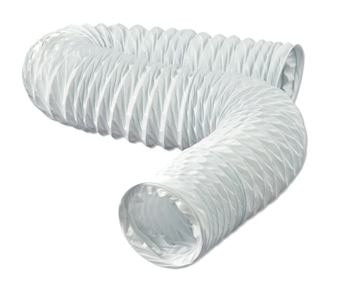 4 In. Diameter X 20 Ft. Length Flexible White Vinyl Ducting
