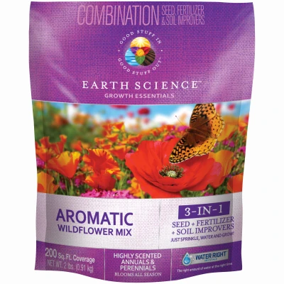 Aromatic Wildflower Mix, 2 Pounds, Covers 200 Square Feet