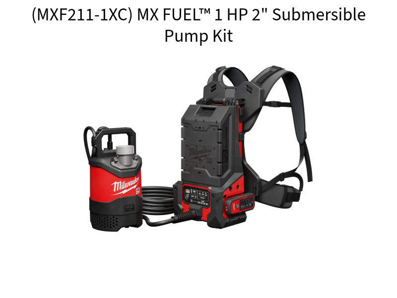 MXF211-1XC MX FUEL™ 1 HP 2" Submersible Pump Kit