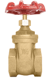 1/2 Inch Copper To Copper Brass Gate Valve - Durable And Reliable Plumbing Solution