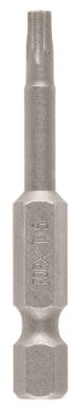 IRWIN 3523271C Power Bit, T25 Drive, Torx Drive, 1/4 in Shank, Hex Shank, S2 Steel