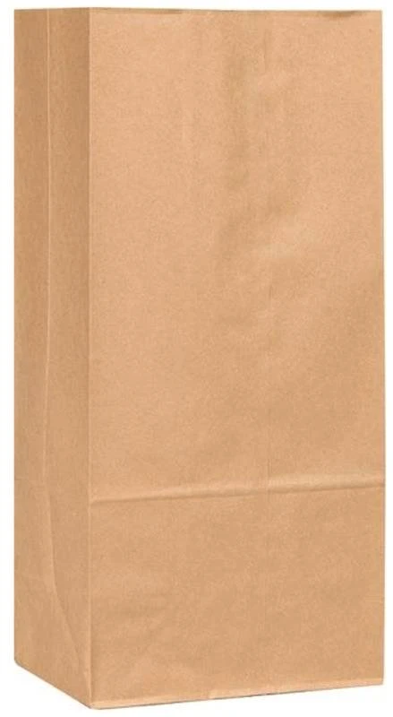 Duro Bag Bulwark 30908 SOS Bag, #8, Kraft Paper, Brown