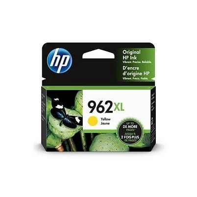 HP 962XL High-Yield Yellow Ink Cartridge – Long-Lasting Color