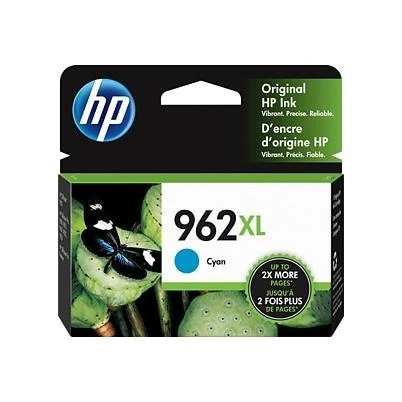 HP 962XL Cyan High‑Yield Ink Cartridge – Long‑Lasting, Vibrant Prints