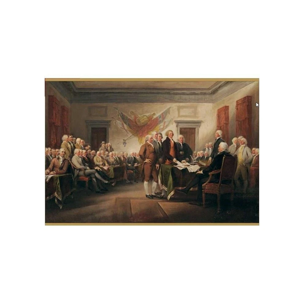 The Declaration Of Independence, July 4, 1776 1,000-piece Jigsaw Puzzle