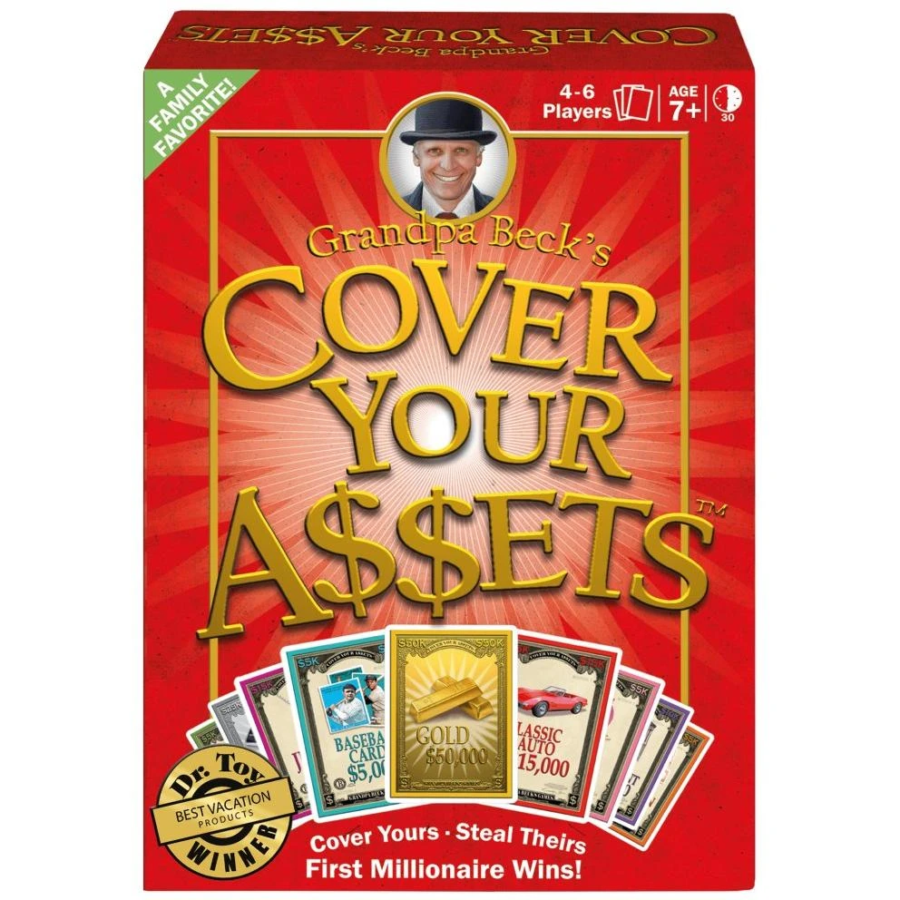 Grandpa Beck's Cover Your Assets Card Game Gpb2055 - Fun Family Game