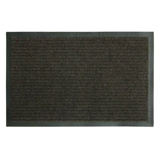 256241 18 x 28 in. Dual Rib Floor Door Mat&#44; Chocolate Brown