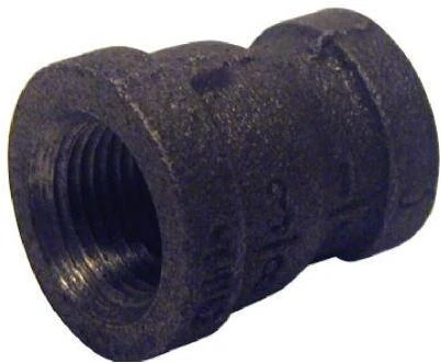 B-RCP0703 Black Coupling - 0.75 x 0.38 in.